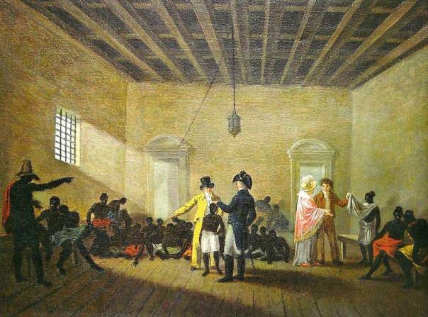 רגע לפני הוצאתה להורג זעקה: "להיות חופשי - או למות". עבדות, ג'ין בפטיסט דברט