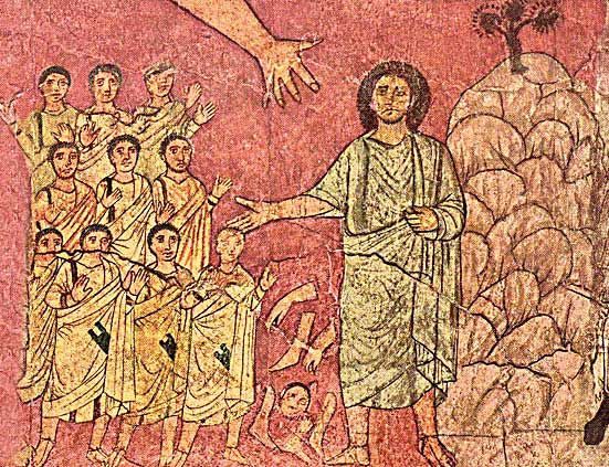 חזון יחזקאל, מתוך ציורי בית הכנסת בדורא אירופוס