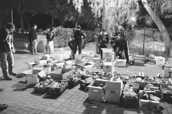 חברה המושתתת על נתינה. חלוקת מזון 