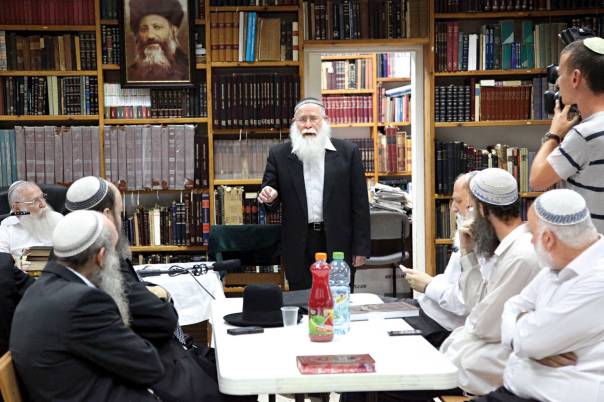 כנס הרבנים בבית הרב דרוקמן צילום: גידי שרון