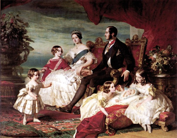 לאחר היציבות מגיעה מלחמת עולם. ויקטוריה ואלברט עם ילדיהם, פרנץ קסוור ווינטרהאלטר, 1846