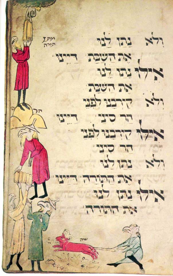 הגדת ראשי הציפורים, דרום גרמניה, 1300 לספירה