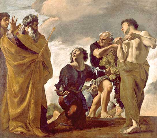 אל תהיו תיירים. משה והמרגלים, ג'ובאני לנפרנסו, 1621