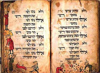 2. הגדת ראשי הציפורים,
גרמניה, סוף המאה ה־13