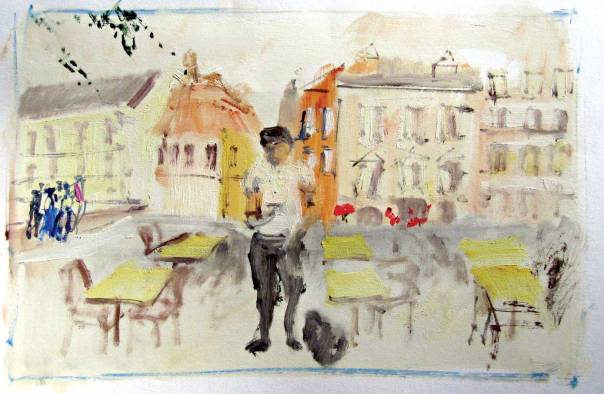 אינם זוכרים, ואולי אינם רוצים לזכור. שרית גורה, טרנוב־פולין, 2014  מתוך התערוכה "זיכרון השואה לנצח נצחים" המוצגת באשכול פיס למדעים ואמנויות תיכון עירוני א', תל אביב