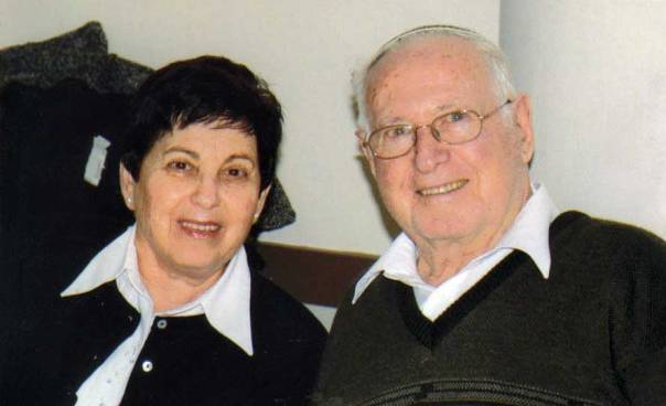 משה מושקוביץ עם אשתו יעל, 2010