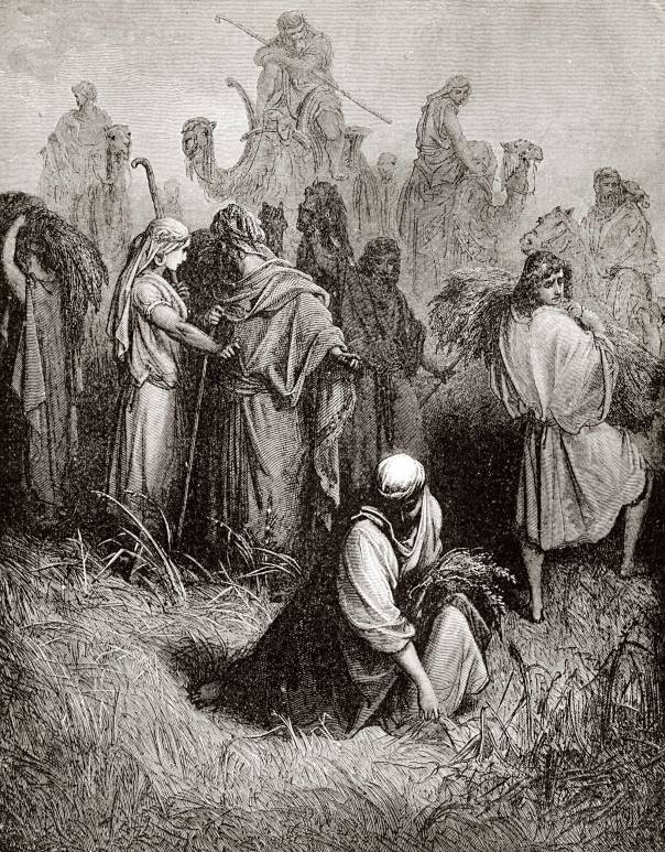 גוסטב דורה, "רות מלקטת בשדה בועז", 1865