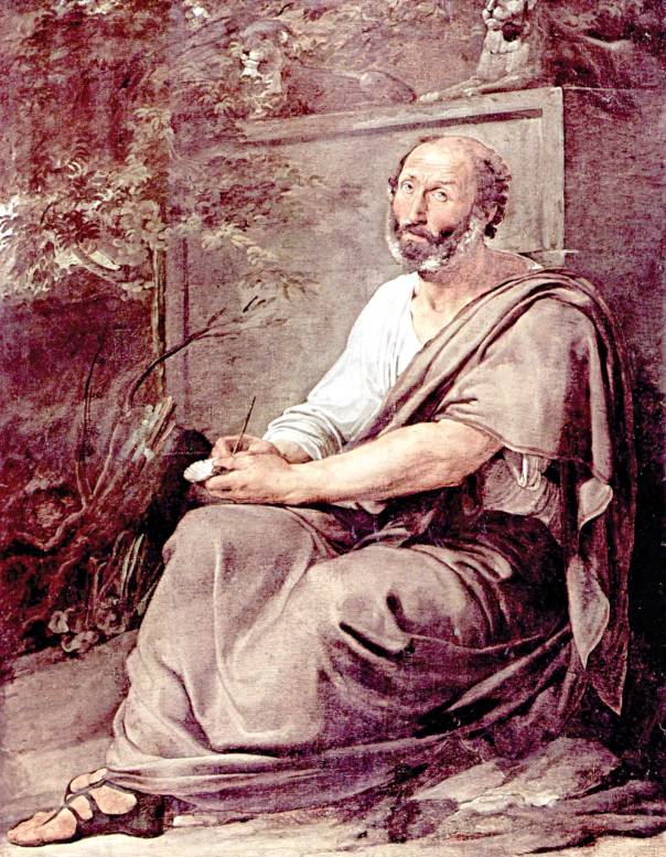 החיים האנושיים הם חיים חברתיים. אריסטו, פרנצ'סקו הייז, 1811