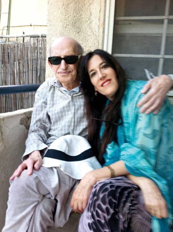 עם הבת צרויה התצלומים באדיבות המשפחה