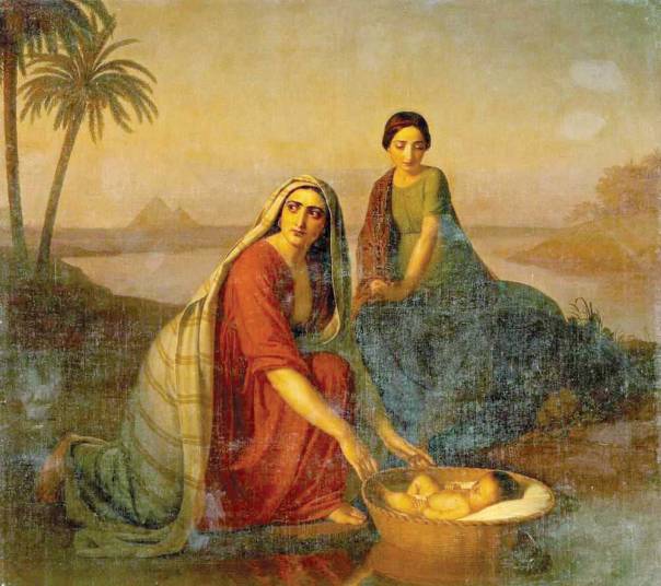 בת פרעה ומשה, אלכסיי טירונוב, 1839