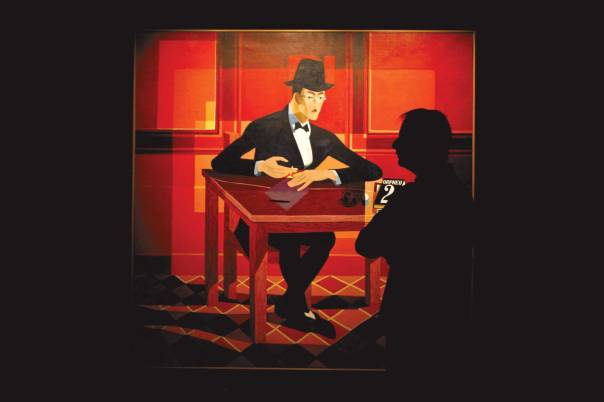 בתוך האיש הצנוע התקיימה גלקסיה כבירה של נפשות ורעיונות. תערוכה המוקדשת לפסואה, פורטוגל, 2012 צילום: אי.פי.אי 