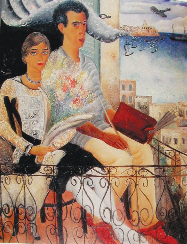 ב. ראובן רובין, המאורסים, 1929