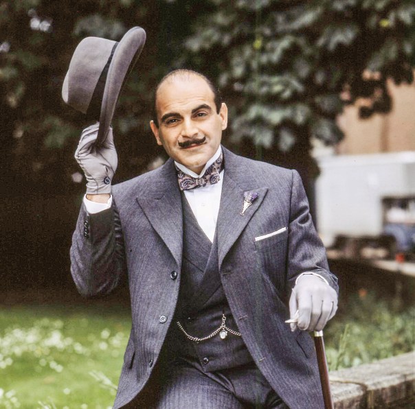 מעריך‭ ‬את‭ ‬עצמו‭, ‬בצדק‭. ‬השחקן‭ ‬דיוויד‭ ‬סושט‭ ‬כהרקול‭ ‬פוארו צילום‭: ‬גטי‭ ‬אימג‭'‬ס‭ ‬ 