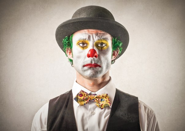 דמות המחברת בין עולם המבוגרים לעולם הילדות. ליצן צילום אילוסטרציה: שאטרסטוק