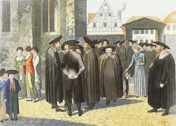 שיבה‭ ‬אל‭ ‬האינסוף‭. ‬בשבת‭ ‬מחוץ‭ ‬לבית‭ ‬הכנסת‭, ‬גרמניה‭, ‬המאה‭ ‬ה‮–‬19