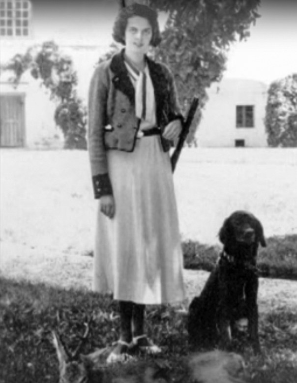 הרוזנת מרגיט בזמן המלחמה צילום מסך מתוך סרט על הספר, יוטיוב