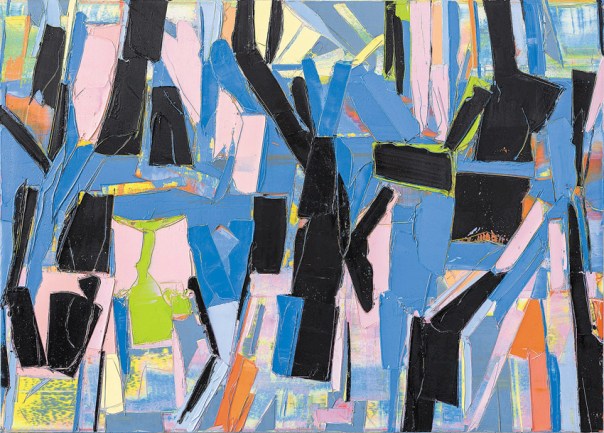 גלעד אפרת, נתיב חשיבה, 2016 מתוך התערוכה "ציורים: 2016-2014", המוצגת בגלריה האוניברסיטאית,
תל אביב. צילום: אלעד שריג