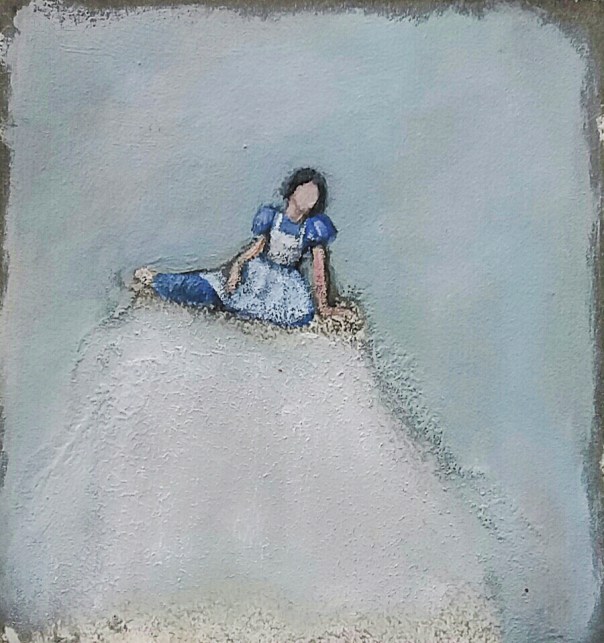 חלומות של מי שלא מעִזים לחלום רחוק מדי. רות אורנבך, ללא כותרת, 2016 מתוך התערוכה "קירות של אמנים" המוצגת בפלורנטין 45, תל אביב