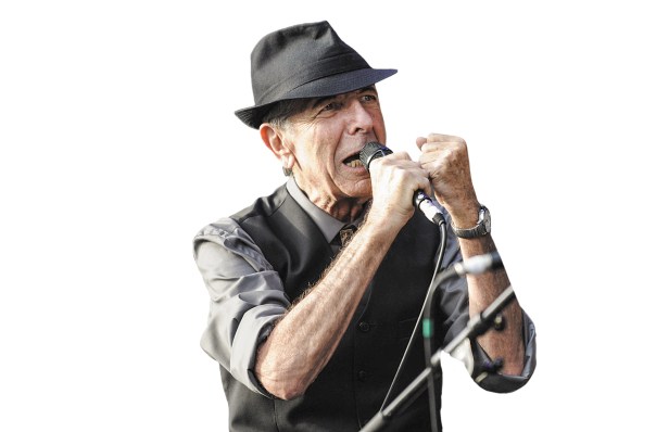 הדוא"ל היה חתום בברכת כוהנים, לאונרד כהן, 2008 צילום: אי.אף.פי