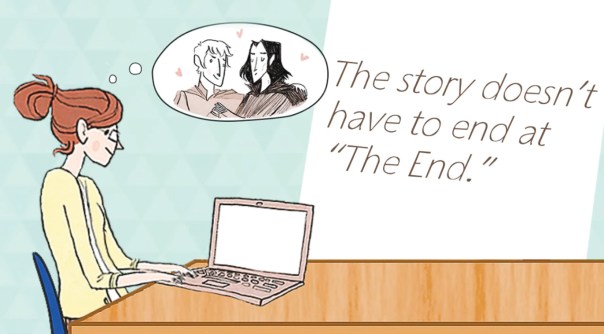 סצנות מתוך הספר אוירו על ידי המעריצים שסירבו להיפרד ממנו. מתוך הטריילר ל–Fangirl