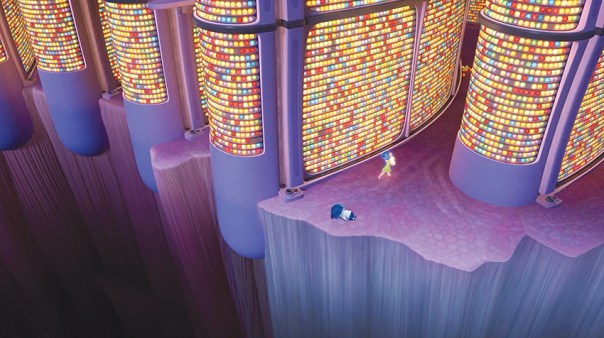 ידע הוא מוצר. אני יכול לבחור אם להשאיר אותו על המדף או לקחת. מתוך הסרט "הקול בראש" צילום: יח"צ